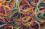 Rubber Bands Standard Quality in india, haryana exporter, gurgaon, delhi ncr, latex rubber bands,